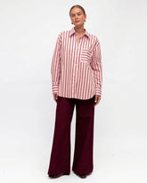 PIN STRIPE POWER SHIRT
